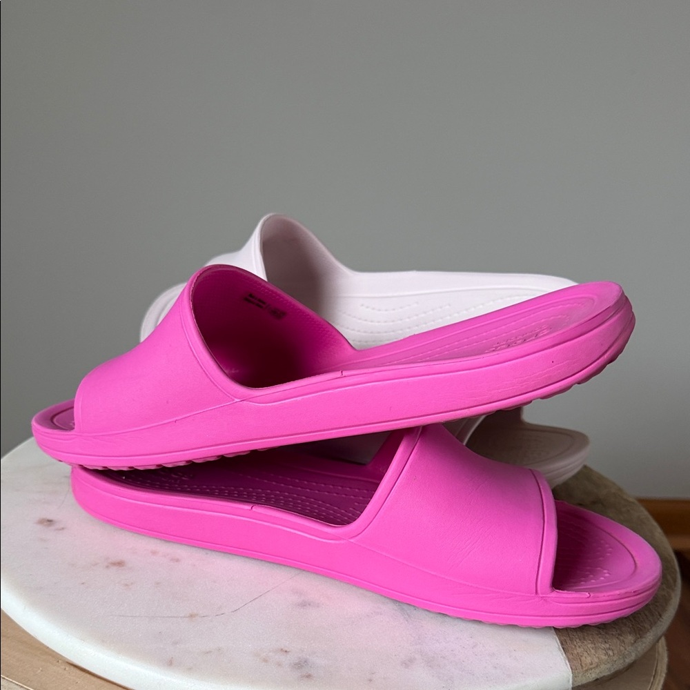 Crocs Slides set (sz 10) - 2pairs - Picture 14 of 14